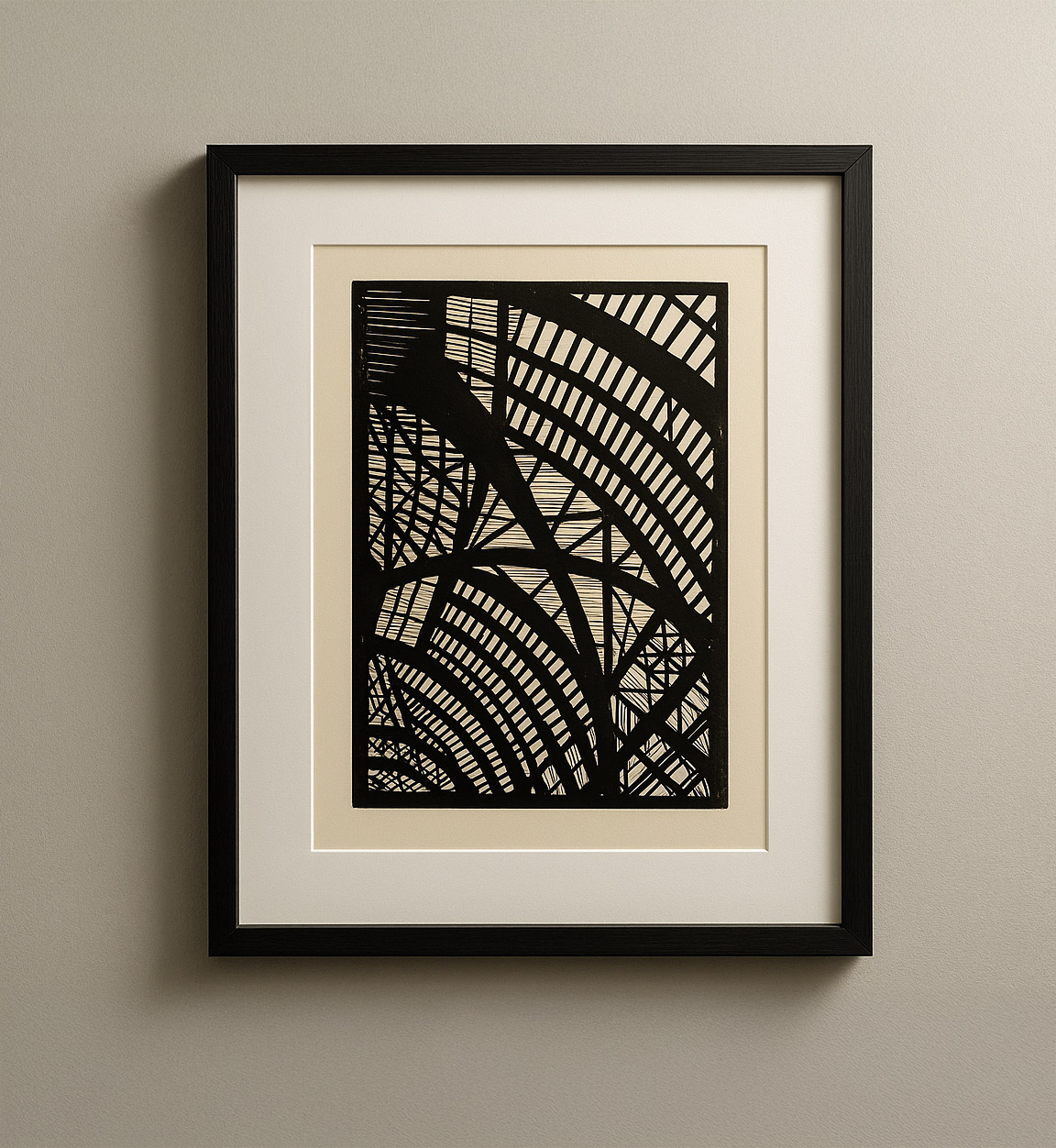 White River - Woodcut - Adam Ritchey - 2025